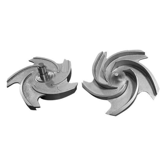 Stainless steel pump impeller investment casting for fluid and process industry applications